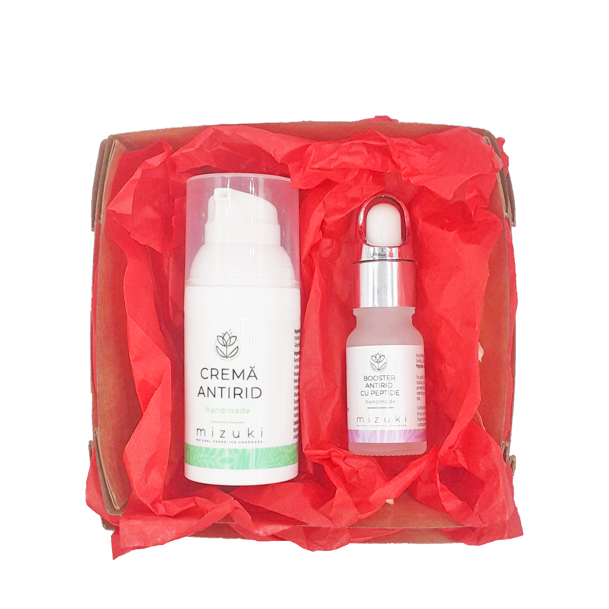 Pachet Antirid Intens – Booster Antirid cu Peptide si Crema Antirid cu Vitamina E