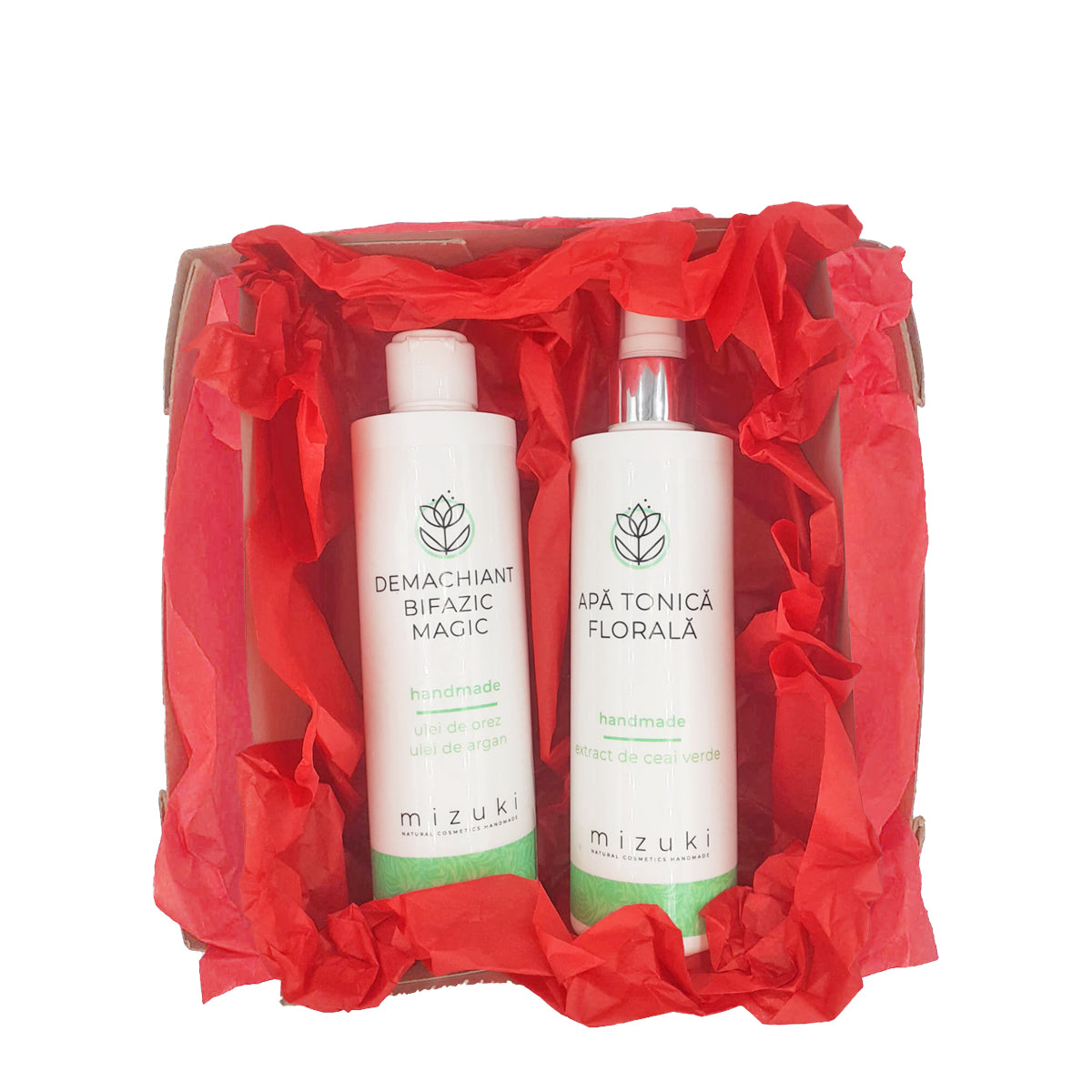 Pachet Look Nou – Demachiant Bifazic Magic si Apa Tonica Florala perfect pentru orice tip de ten