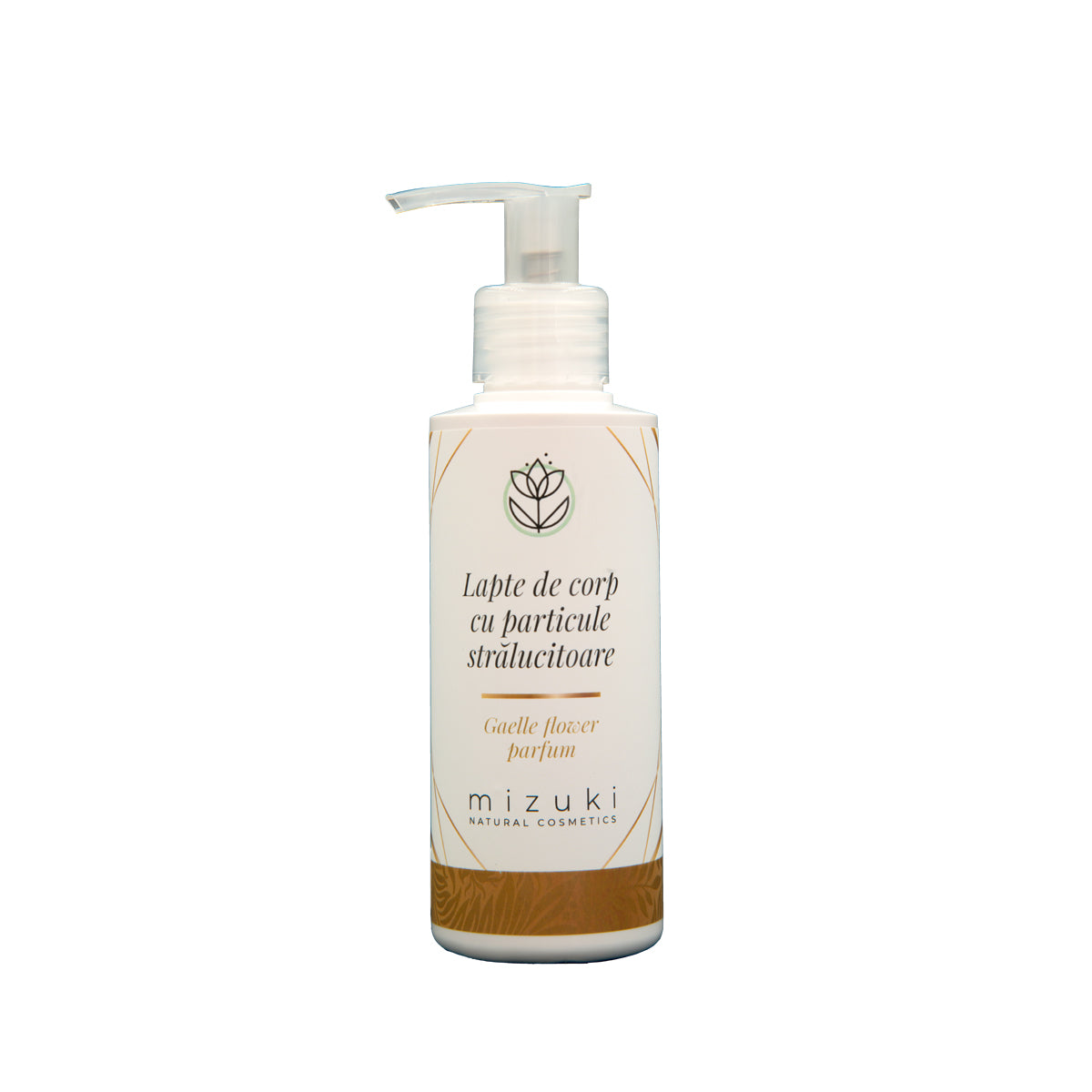 Cremă de Corp cu Sclipici Organică cu Parfum Fleurs de Gaëlle