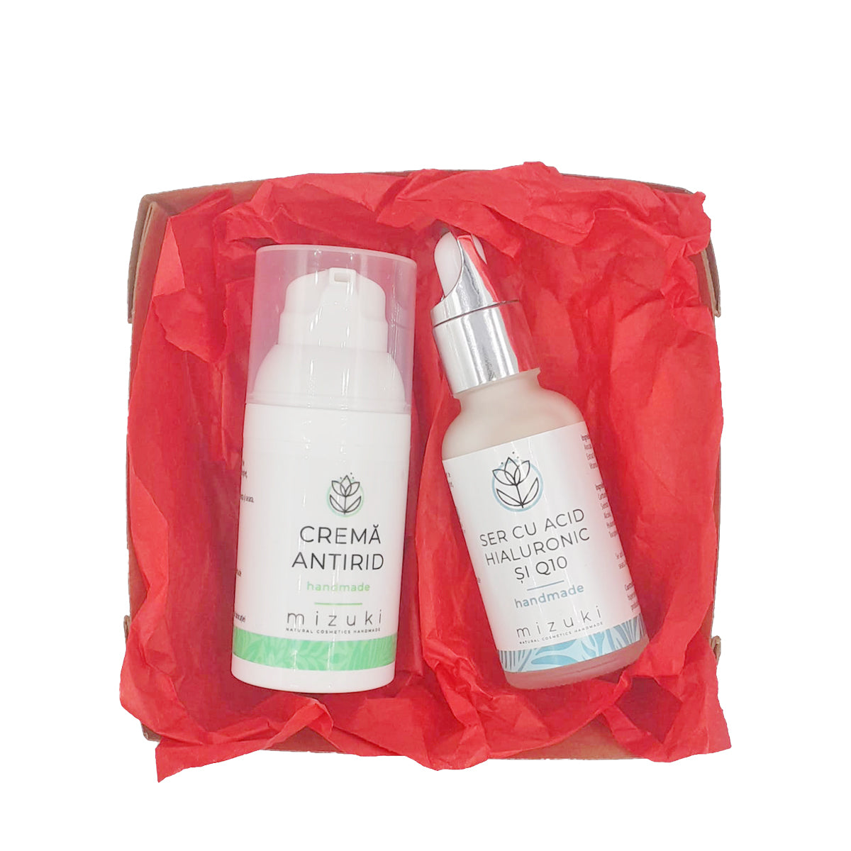 Pachet Ten Matur – Ser cu Acid Hialuronic si Crema Antirid cu Vitamina E