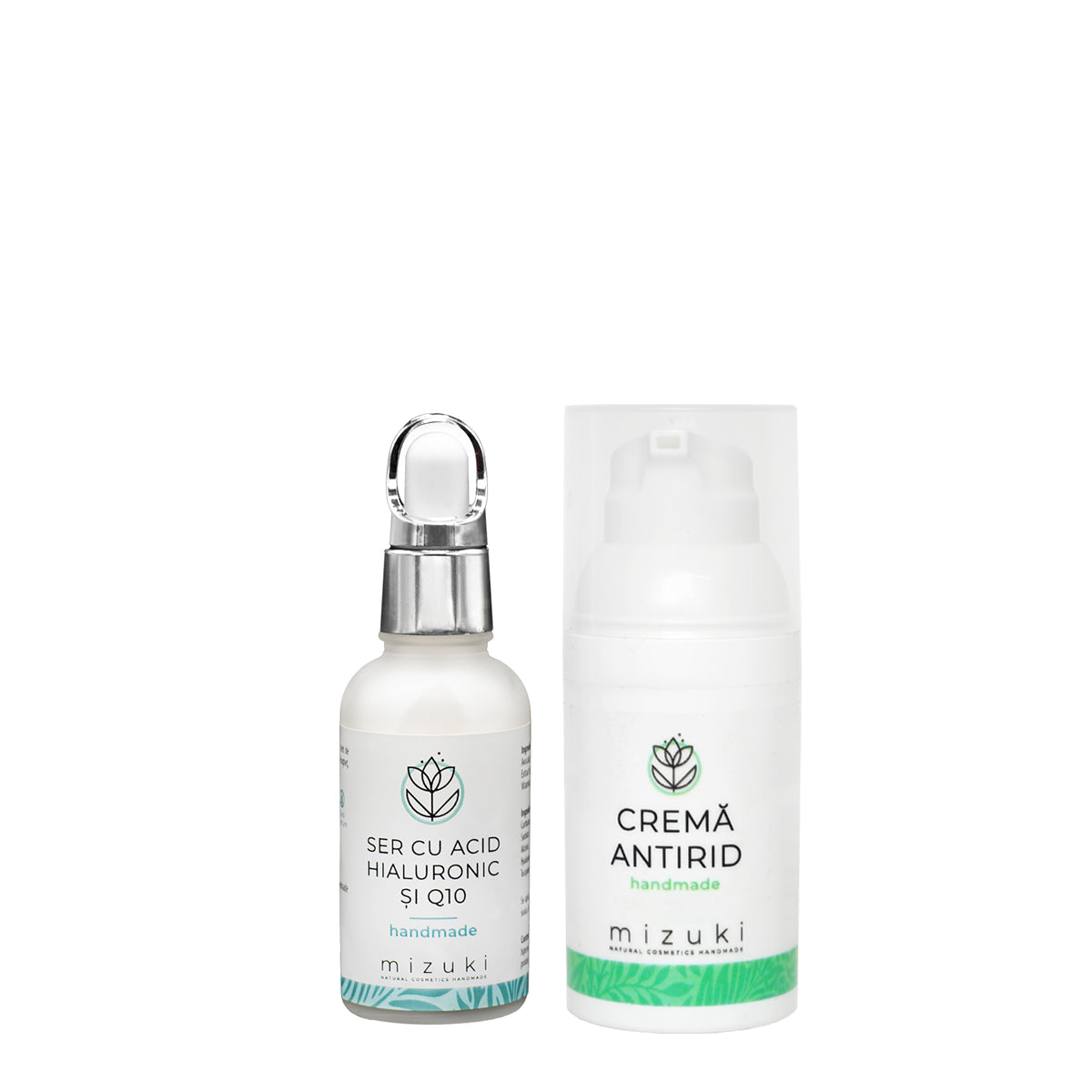 Pachet Ten Matur - Ser cu Acid Hialuronic si Crema Antirid cu Vitamina E