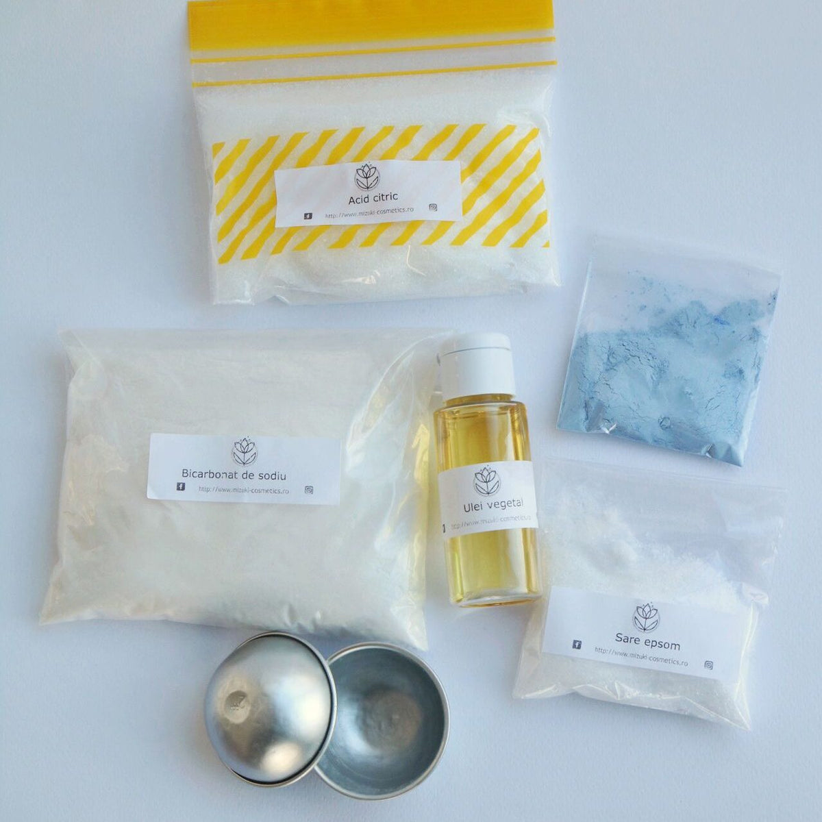 Kit de Formare Bile Efervescente de Baie